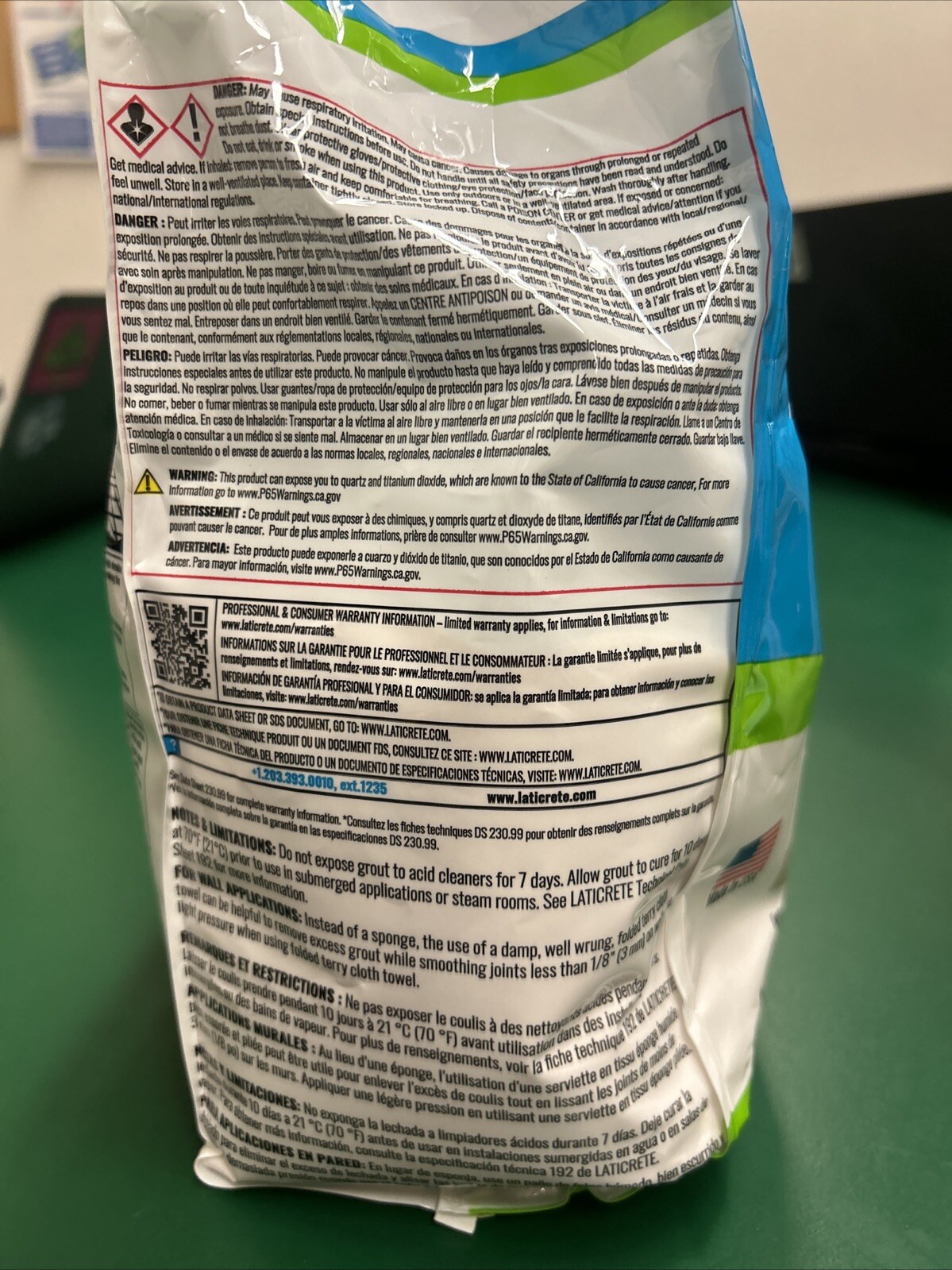 Spectralock Grout Part C 9lb Bag