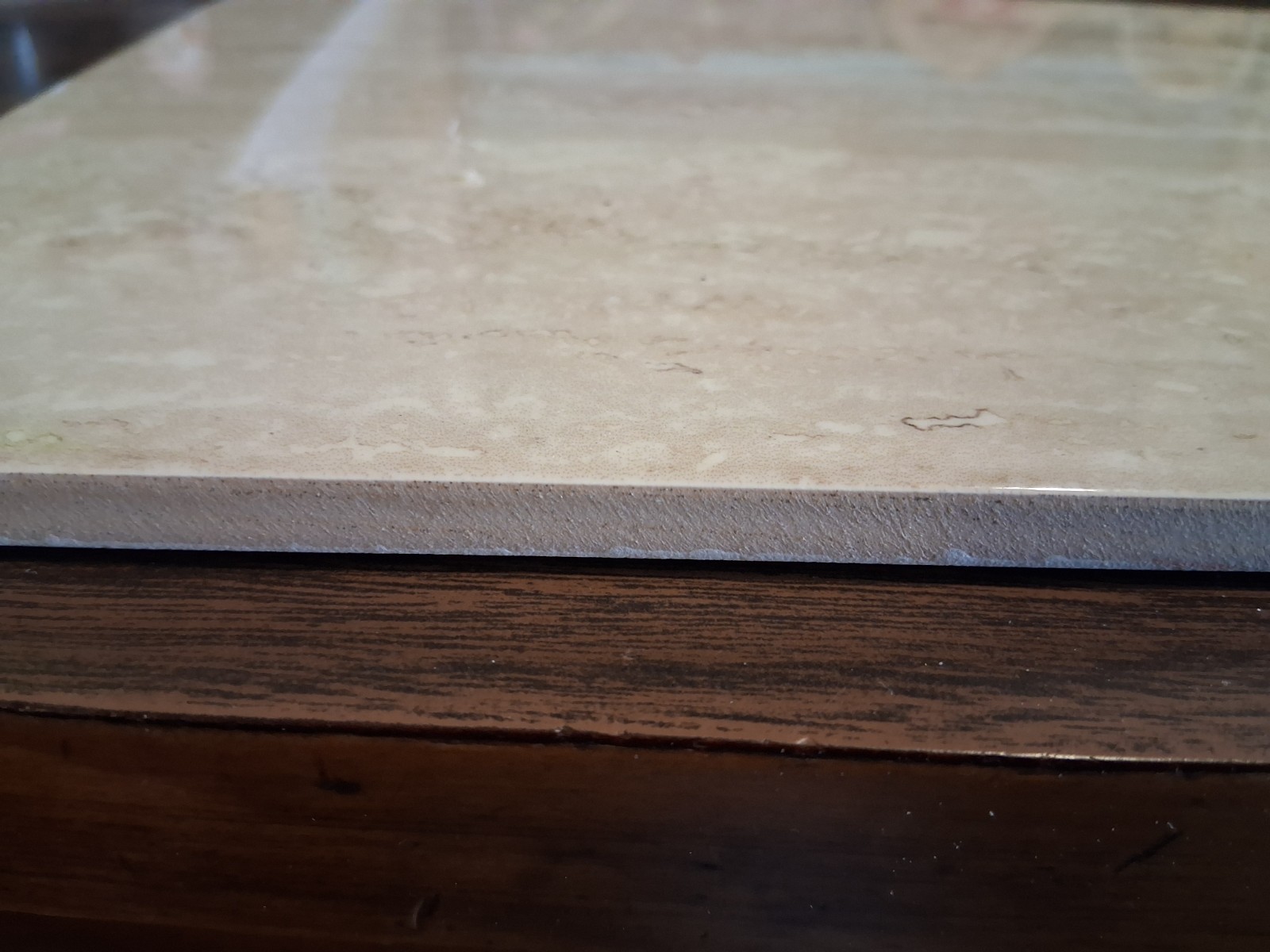 LOVE TILE TRAVERTINO BIANCO PATTERN MARBLE TILE 9″ x 18″, DESIGNED W/ CREAM
