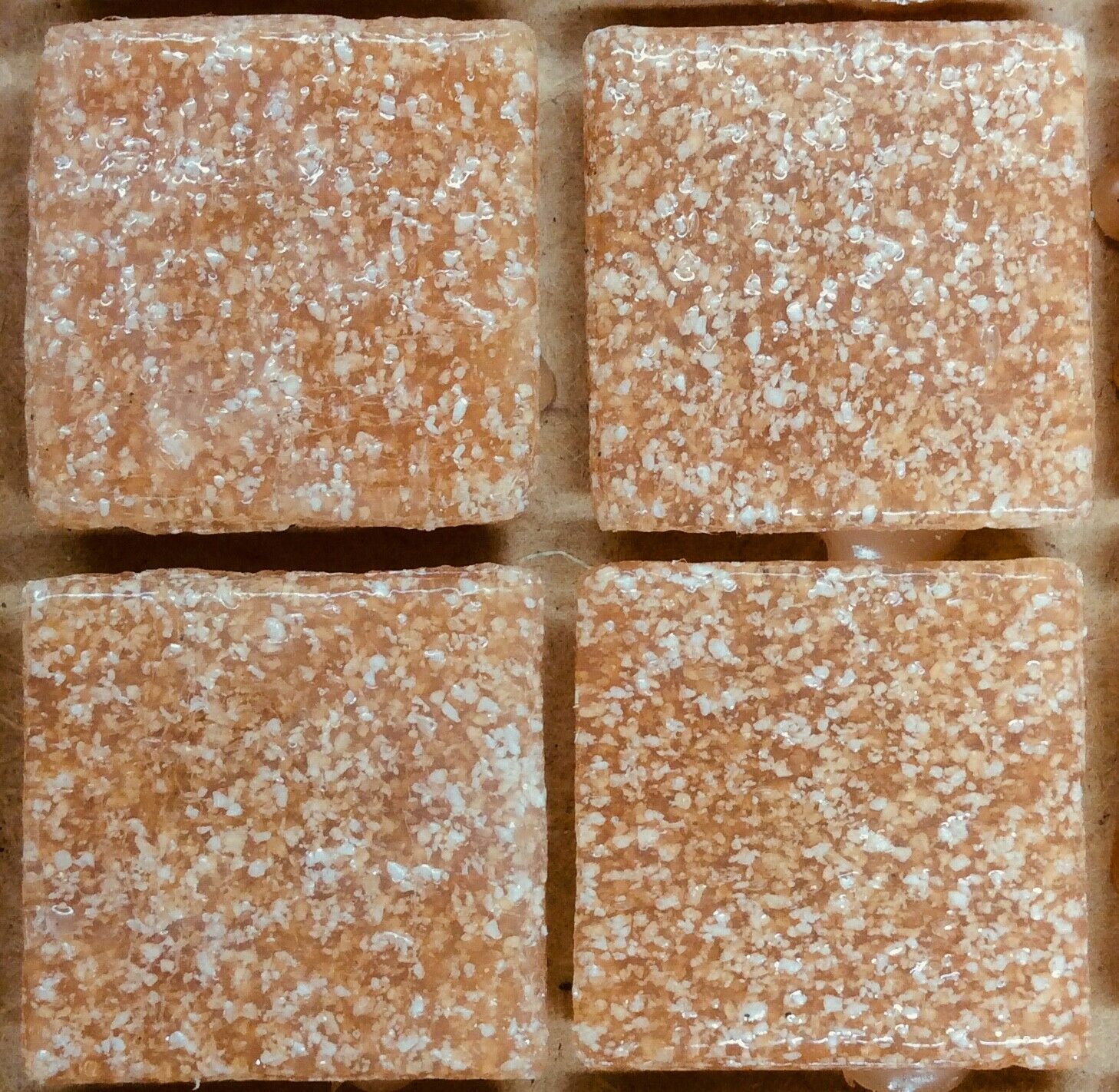 Glass Tile Vitreous Mosaics Honey 12 3/4″ x 12 3/4″
