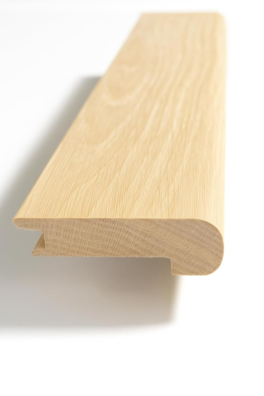 European White Oak Stair Nosing for 1/2″ Flooring Thickness, Unfinished, Bullnos
