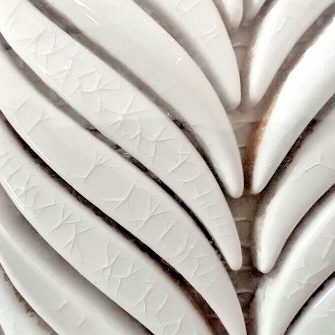Delphi Alula Ceramic Tiles 1 x 2 Novelty Mosaic by Bond Tile Glacier White