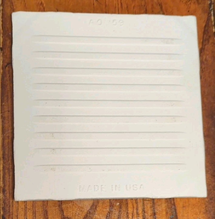 1 Piece American Olean Ceramic Tile Matte Flax Blue #63 4-1/4″ New