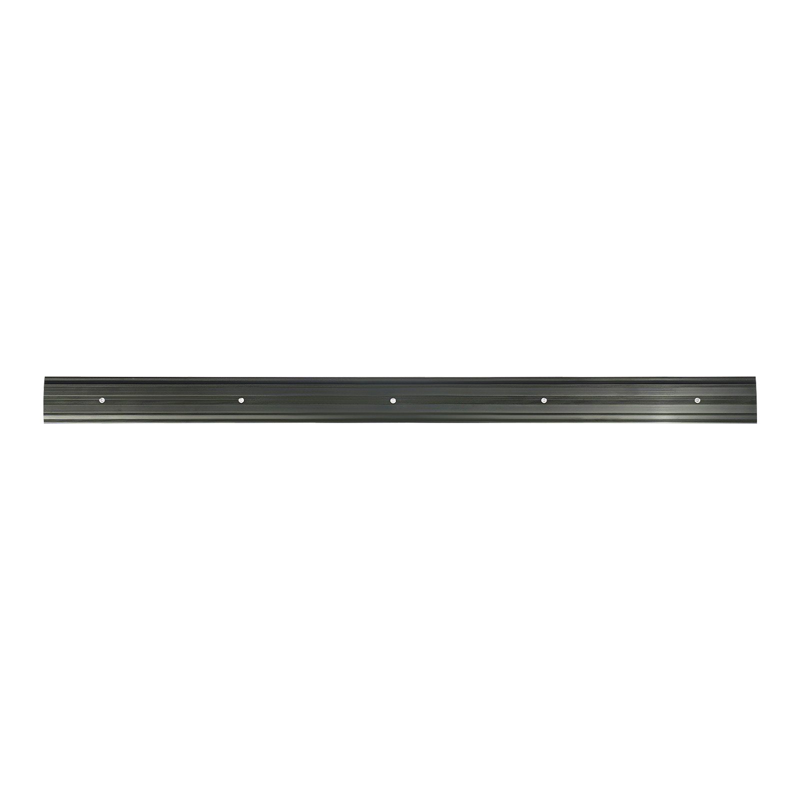 Aluminum Floor Transition Strips Set Of 5 90 × 6 × 1 cm Black
