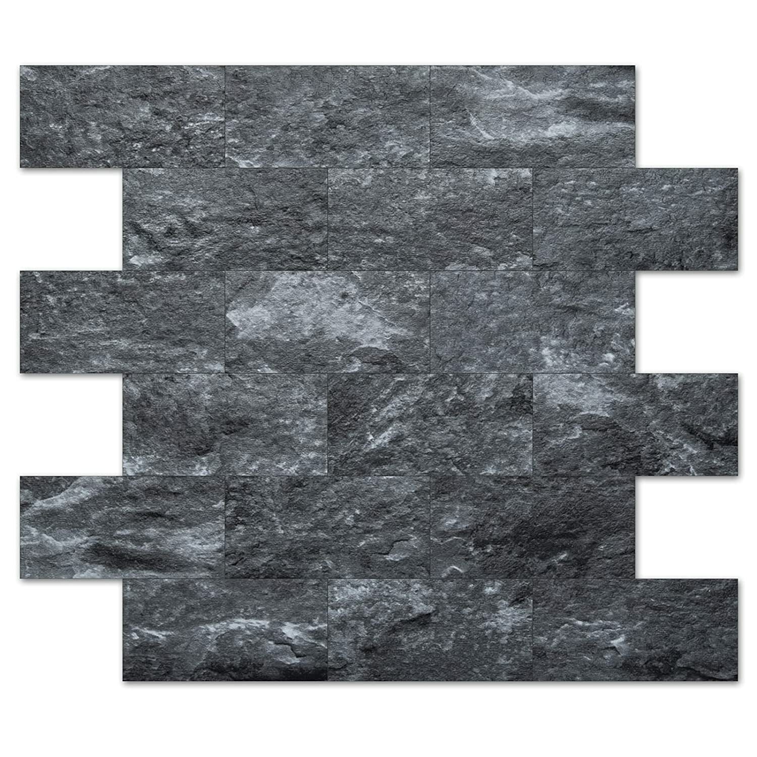 Art3d Peel and Stick Backsplash Wall Tile for Kitchen Bathroom,12″x12″