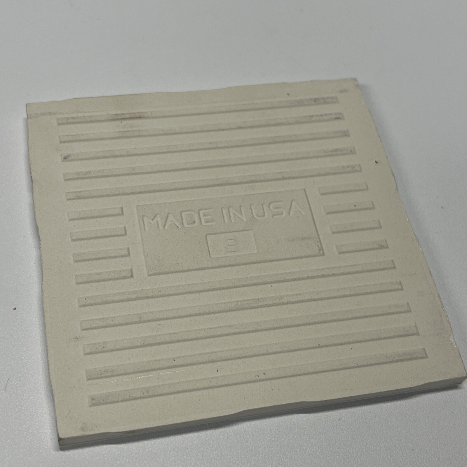Bright White Ceramic Tile 4 1/4 Vintage FT Mid Century Modern 4×4 Ultra White