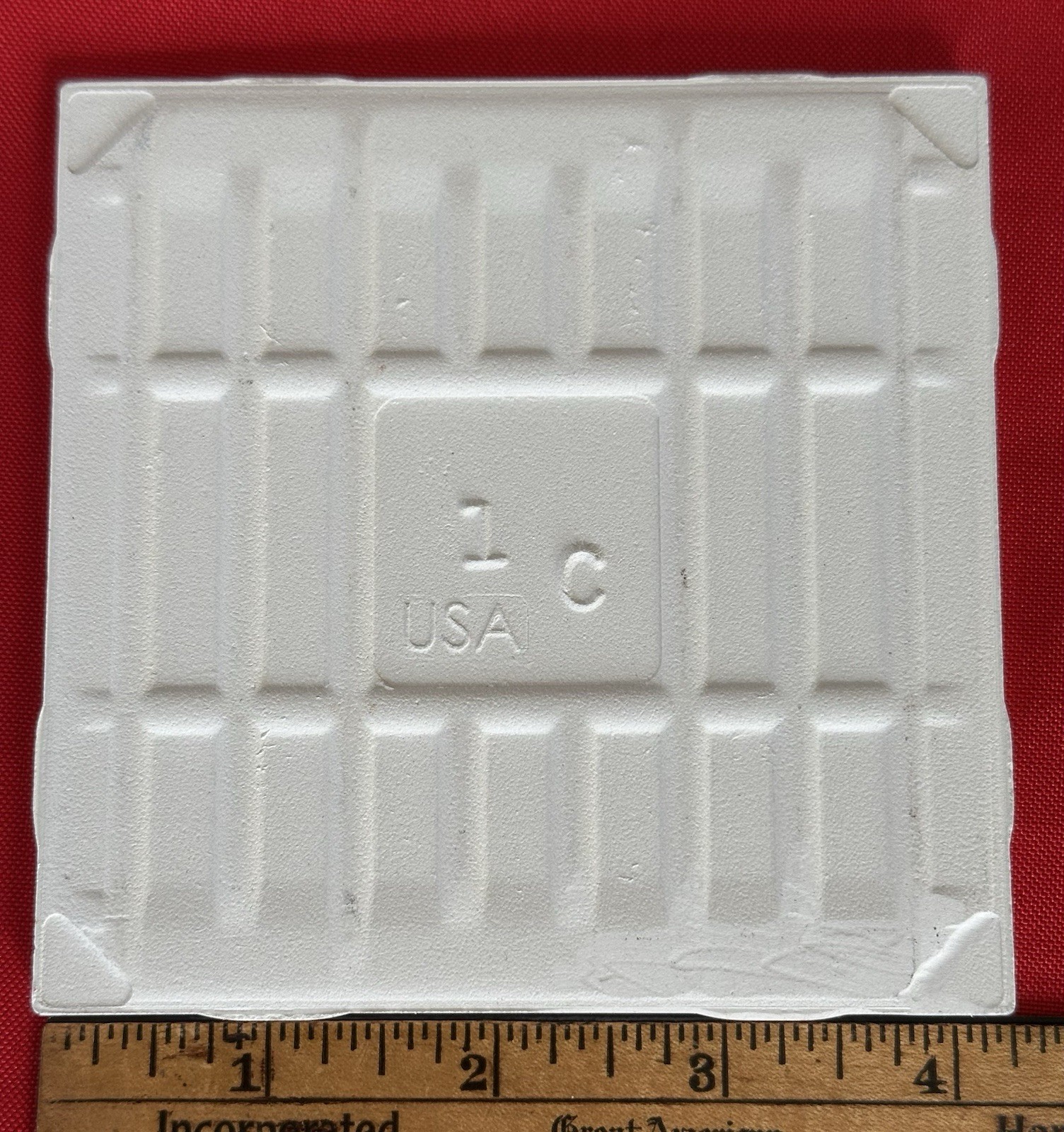 1 pc. Gloss Biscuit: 4-1/4″ Ceramic Tile made by The Daltile Co. NEW STOCK