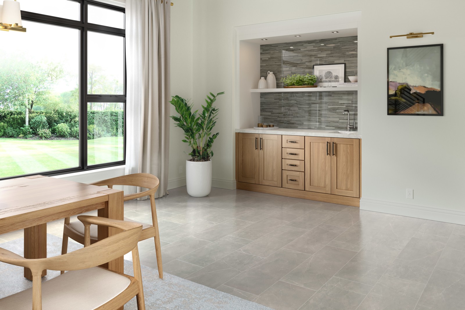 Emser Tile F20STER-1224P Sterlina II – 12″ x 24″ Rectangle Floor – Silver
