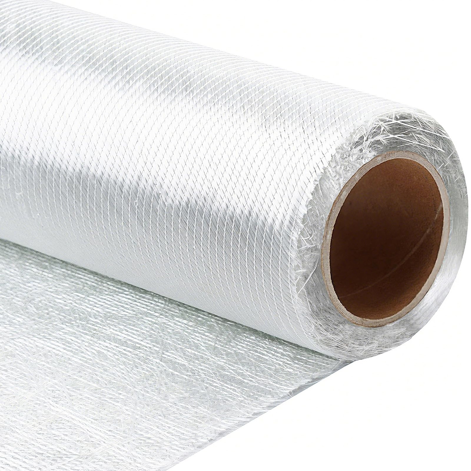 ZXQDRE 1708 Biaxial Fiberglass Cloth Mat Roll 50″ x 50 Inch X 10 Yard, White