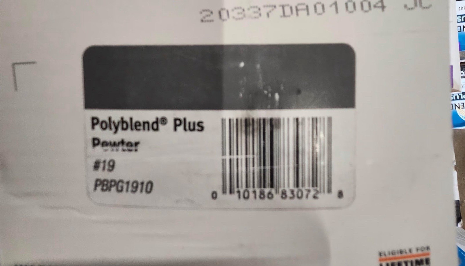 Polyblend Plus Un Sanded Grout 10# NEW 20 COLORS