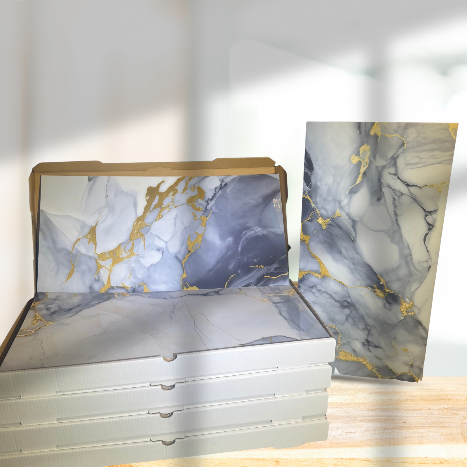 Peel and Stick Marble Wall Tile 12×24 20 Pack Self Adhesive Backsplash Panels Gl