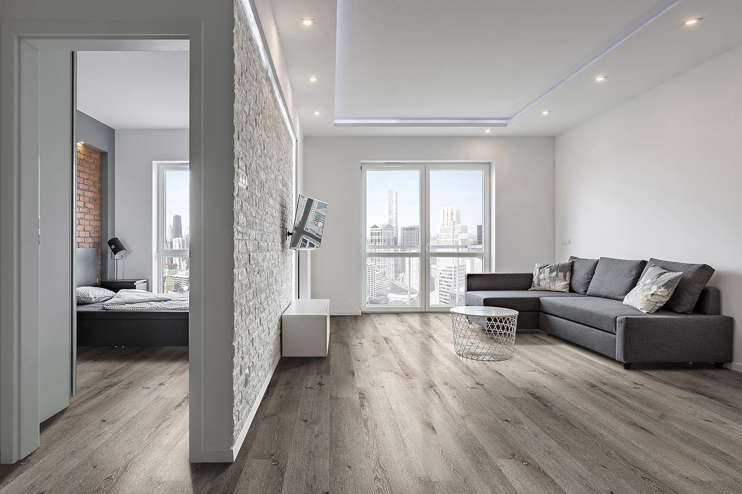 Katalina 6″ x 48″ Waterproof Rigid Core Luxury Vinyl Flooring Tile