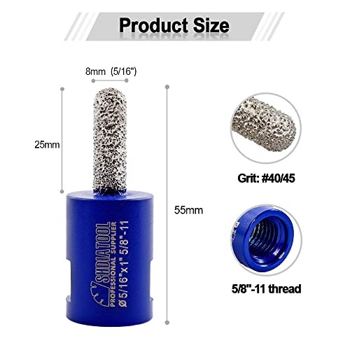 Diamond Mortar Raking Bit 5/16-inch x 1-inch Mortar Router Bits for Old