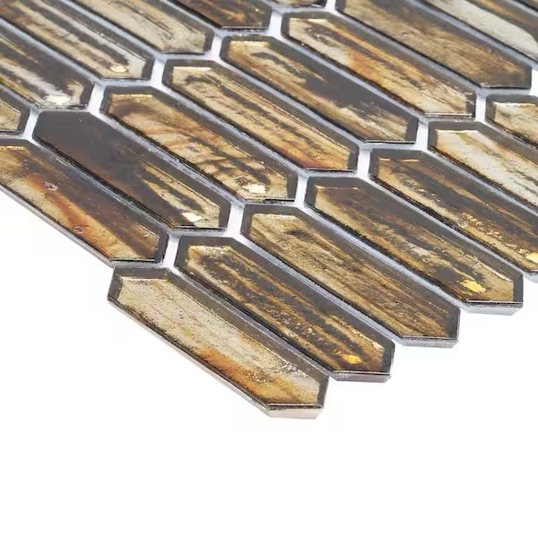Ivy Hill Tile Fargin Golden Crust Elongated Hexagon 12 in. x 10 in. x 7mm