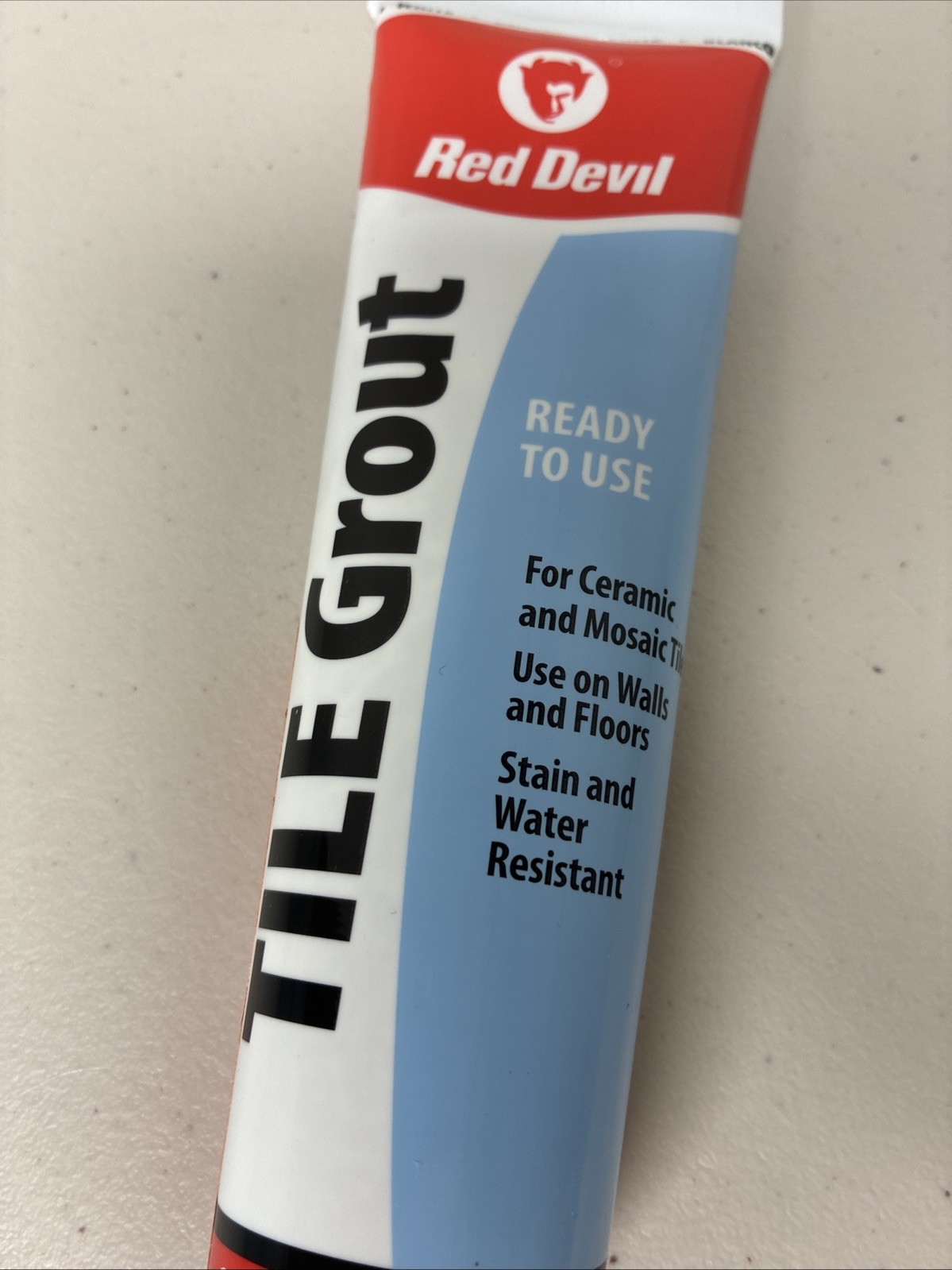 Red Devil Ready to Use White Ceramic/Mosaic Tile Grout 5.5 fl. oz.