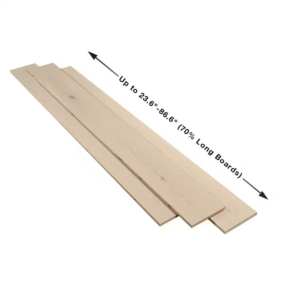 Bonetti French Oak 5/8 In. T X 9.5 In. W Tongue and Groove Wire Brush Engineered