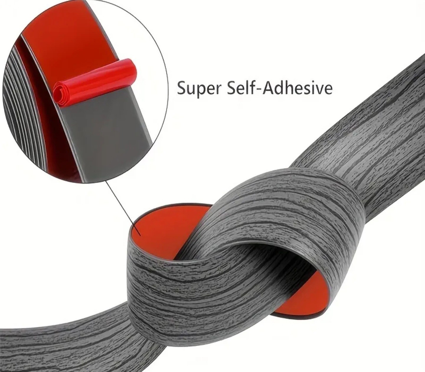 Transition Strip Gray Self Adhesive 90 inches For Various Uses