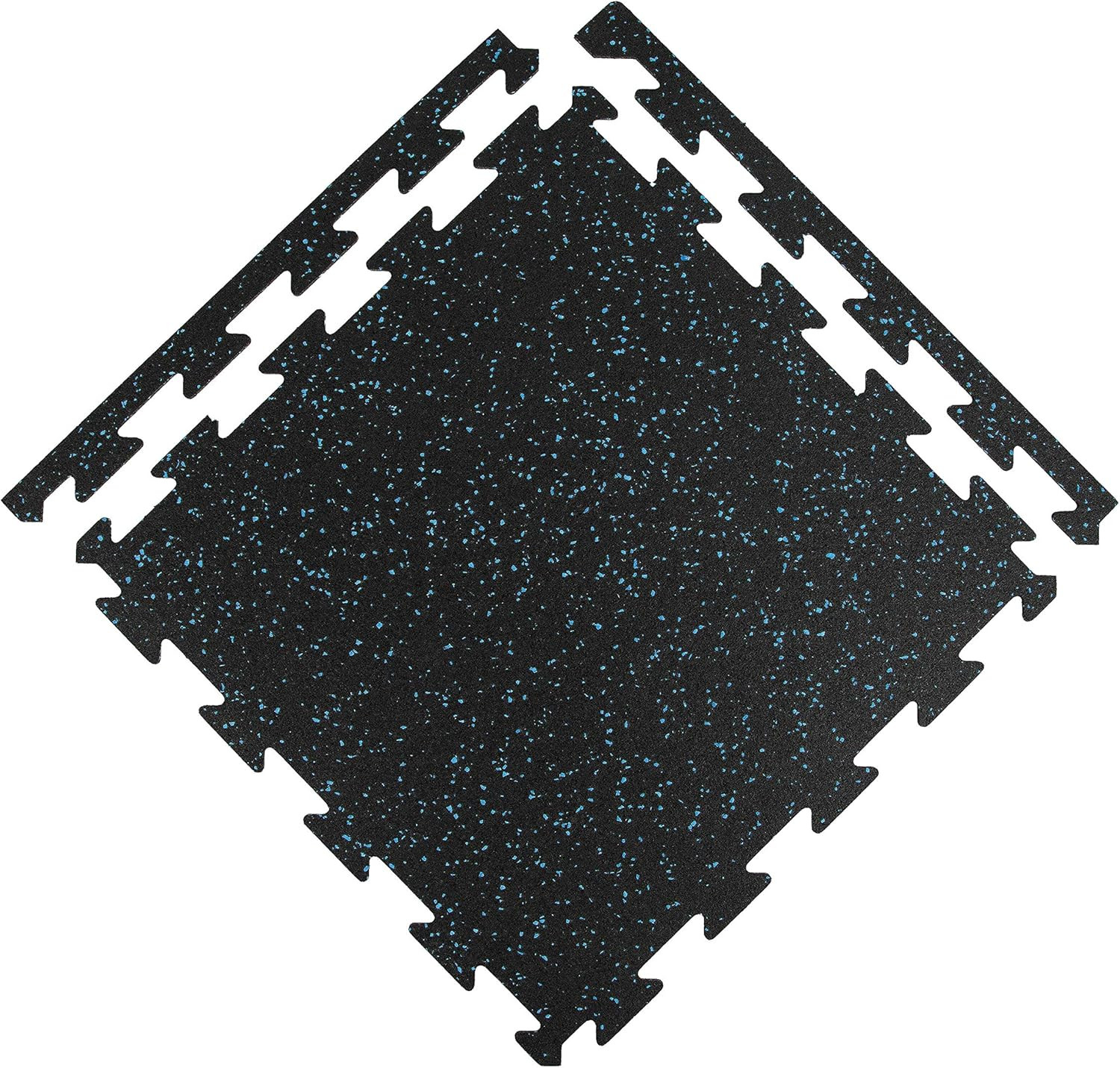 Eco-Lock 1/4″ Rubber Floor Tiles – Recycled Gym Flooring for Home & Garage