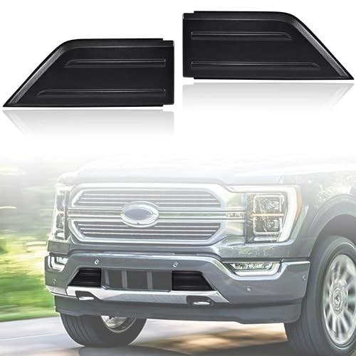 Front Bumper Guards Pads for 2021-2023 Ford F-150, Black Bumper Anti-Scratch