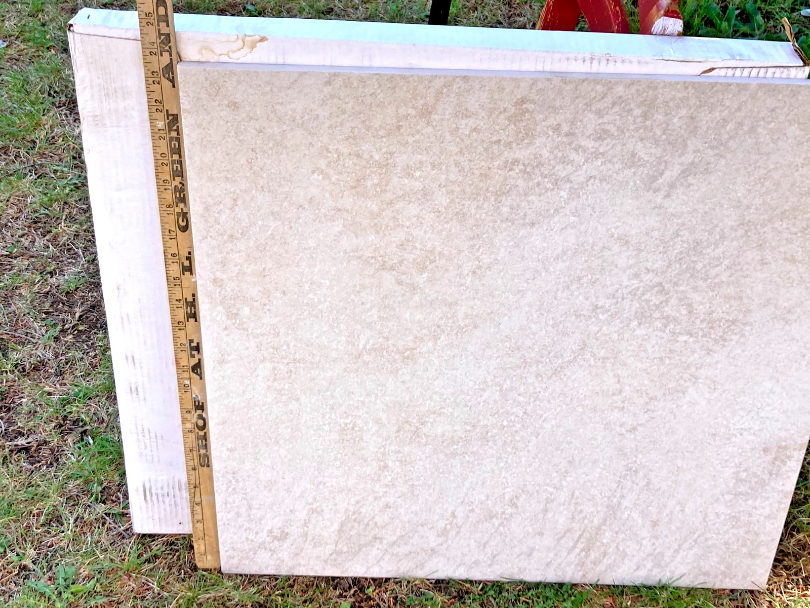 CARLOTTA TILES-NOS 15 BOXES 24X24 (4 TILE PER BOX)-BOW OUT-! PICK-UP ONLY