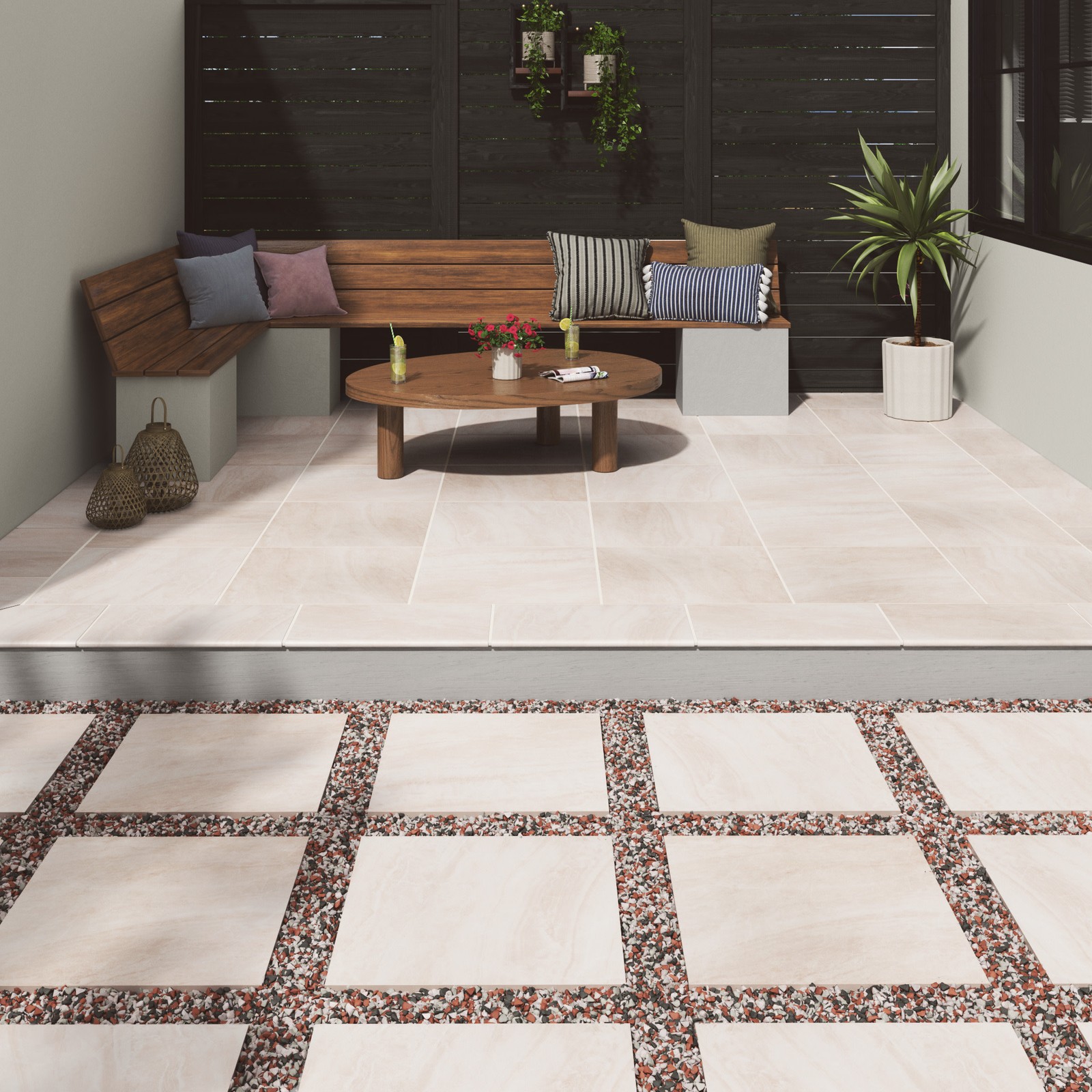 Ackland AKLNPCHI24X24M-CA Chiara 24 in. x 24 in. x 0.79 in. Matte – Cove