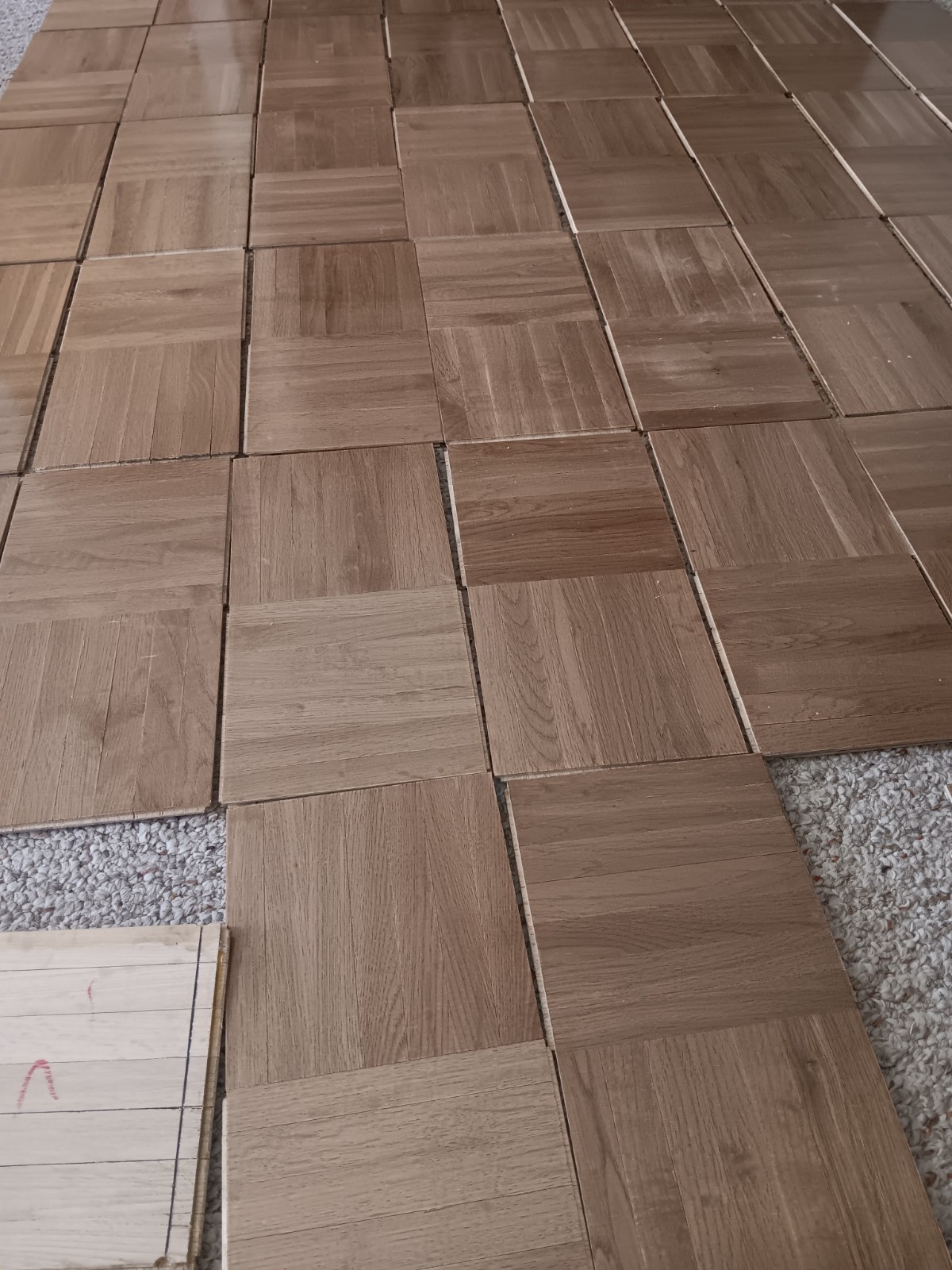 22 + Square Feet Bundle WHITE OAK 7 finger Parquet Flooring – Topflor 1/2 tiles