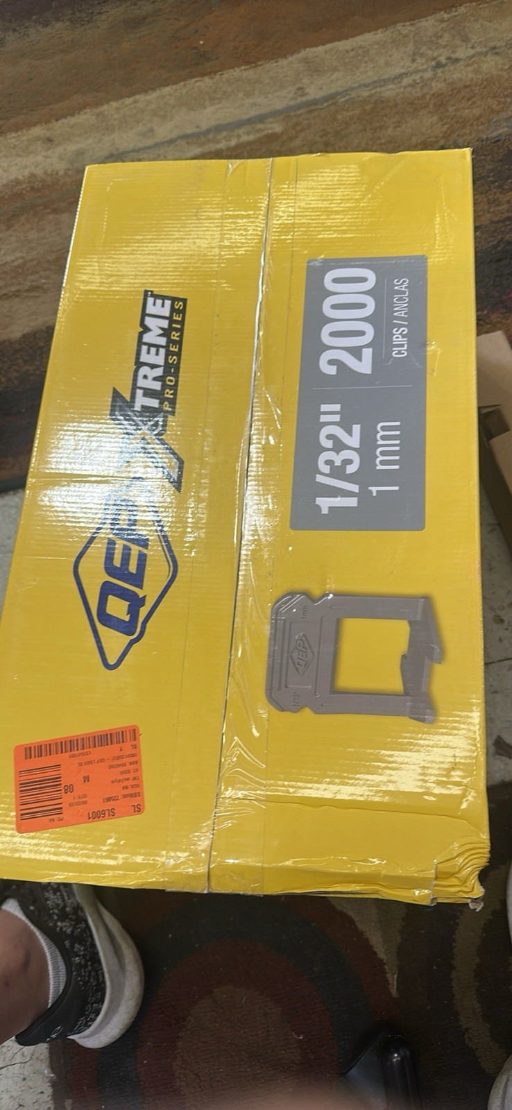 QEP Xtreme Tile Leveling Clips 1/32 in Part A Of 2 Part System 2000 Count