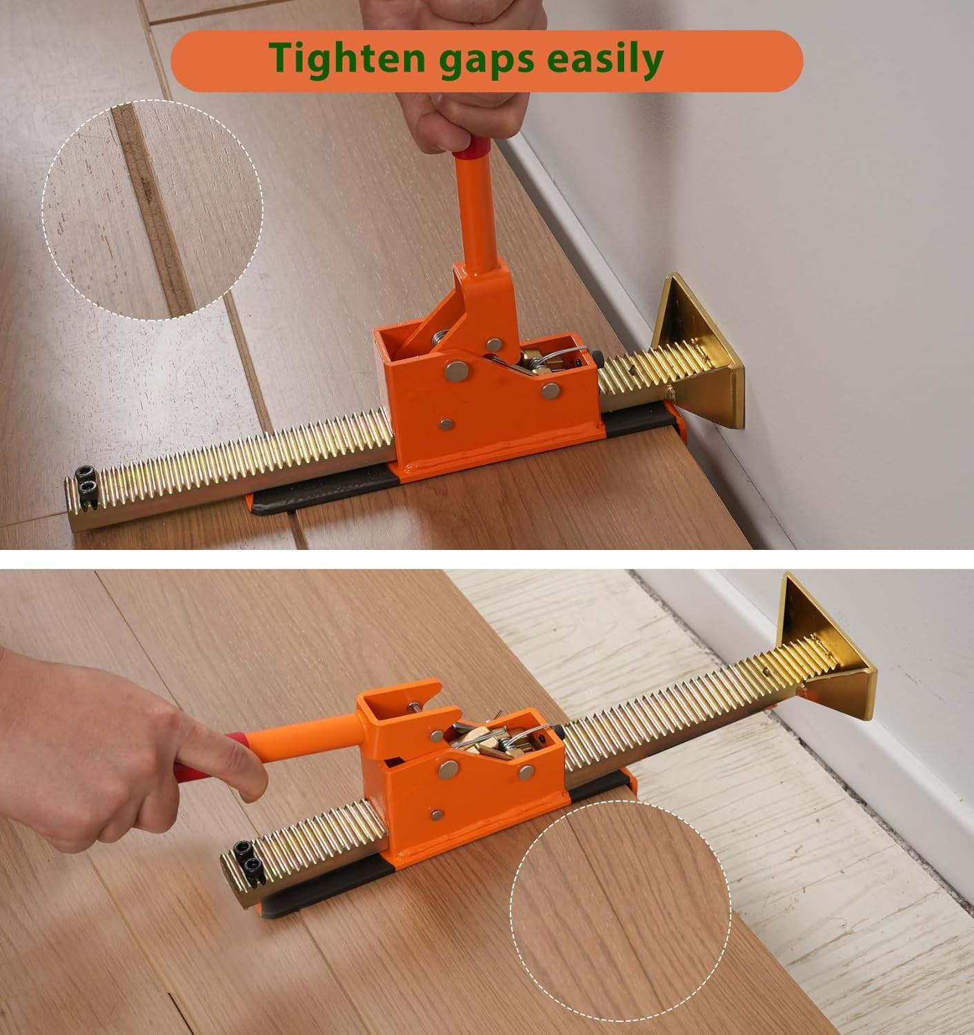 Hardwood Flooring Jack Installation Tools – Heavy Duty Ratcheting Flooring Tool
