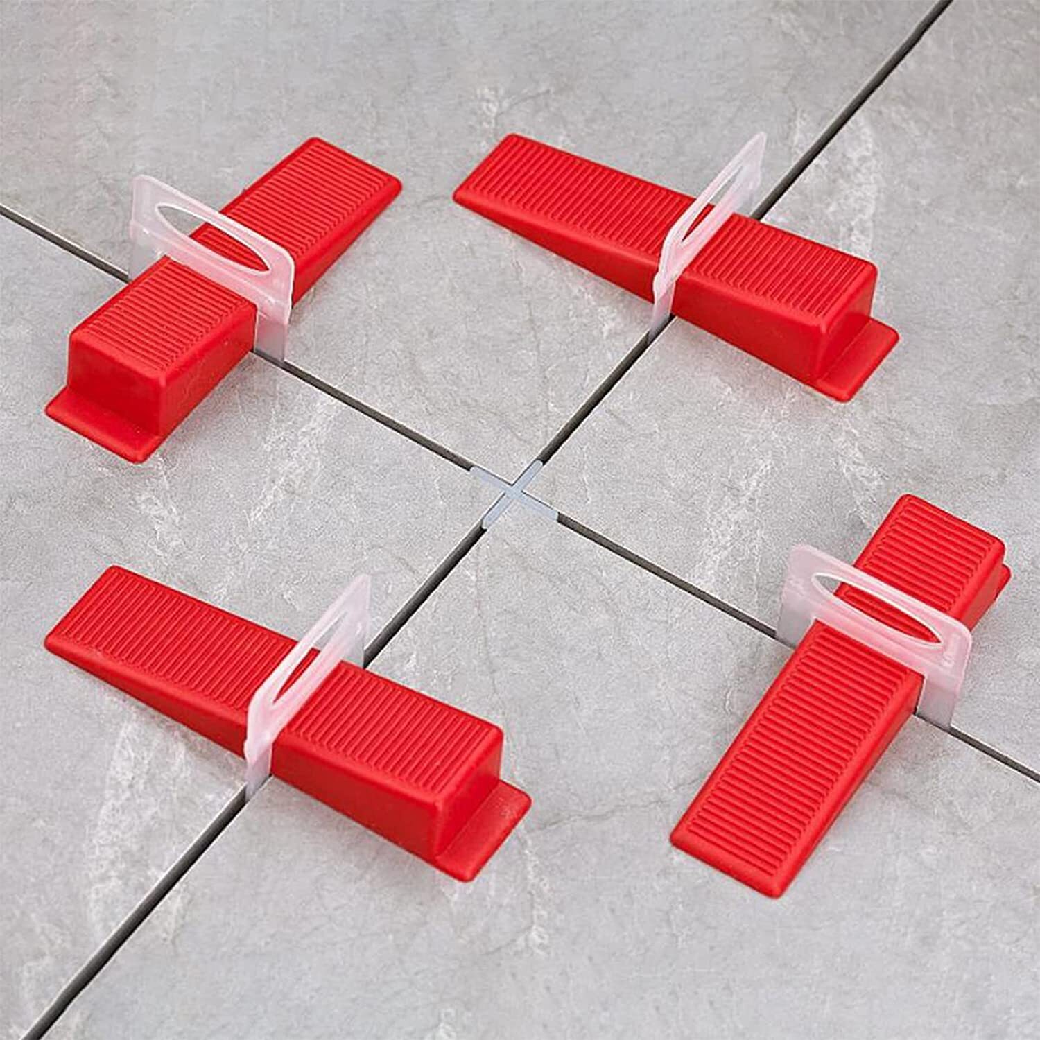 500pcs Tile Leveling System Kit 1/8″ Reusable Floor Wall Tiles Leveler Spacers
