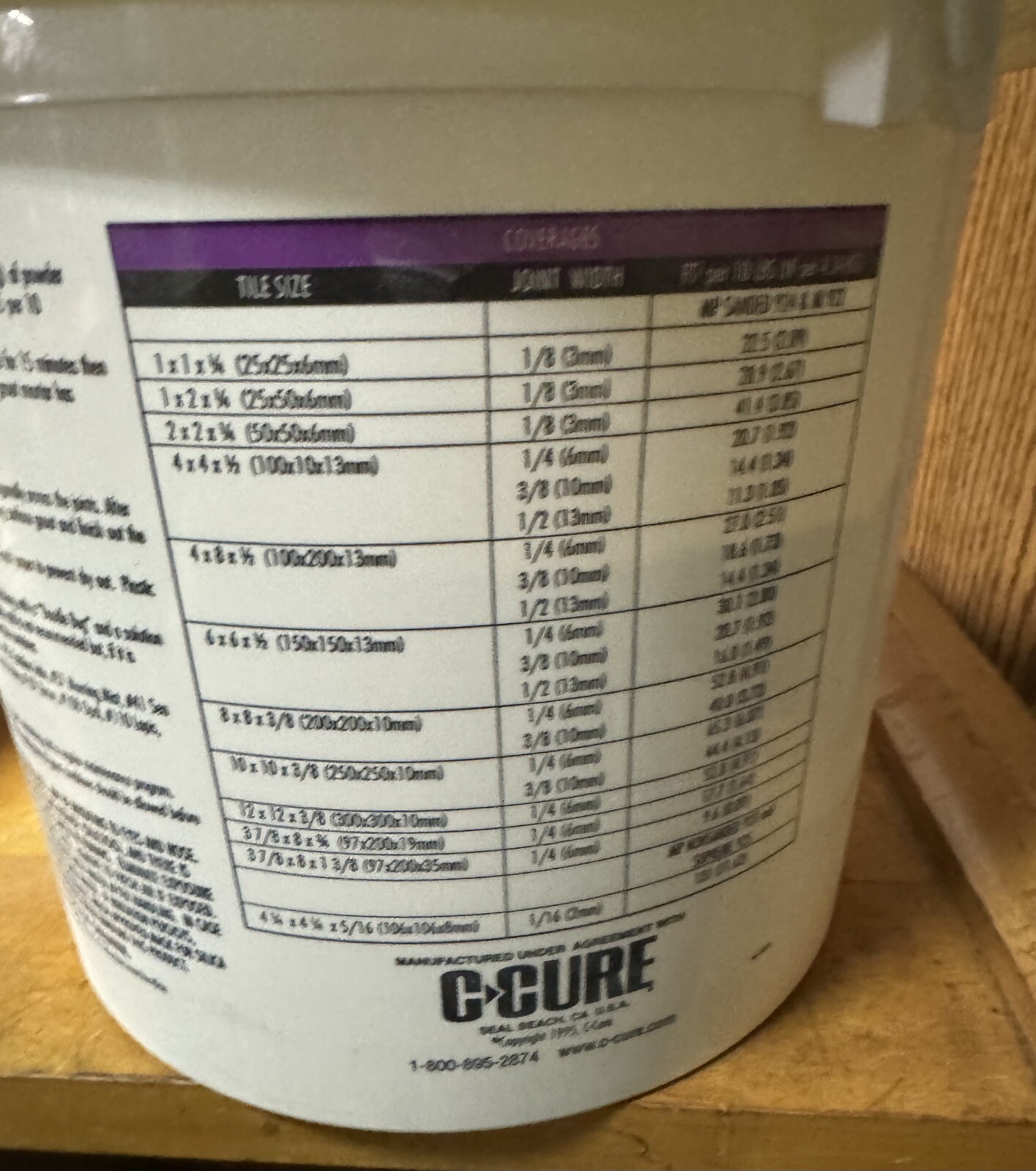 C-Cure Latex-Portland Cement Unsanded Wall Grout 10 lb MP #923 #113 Pebble Beach