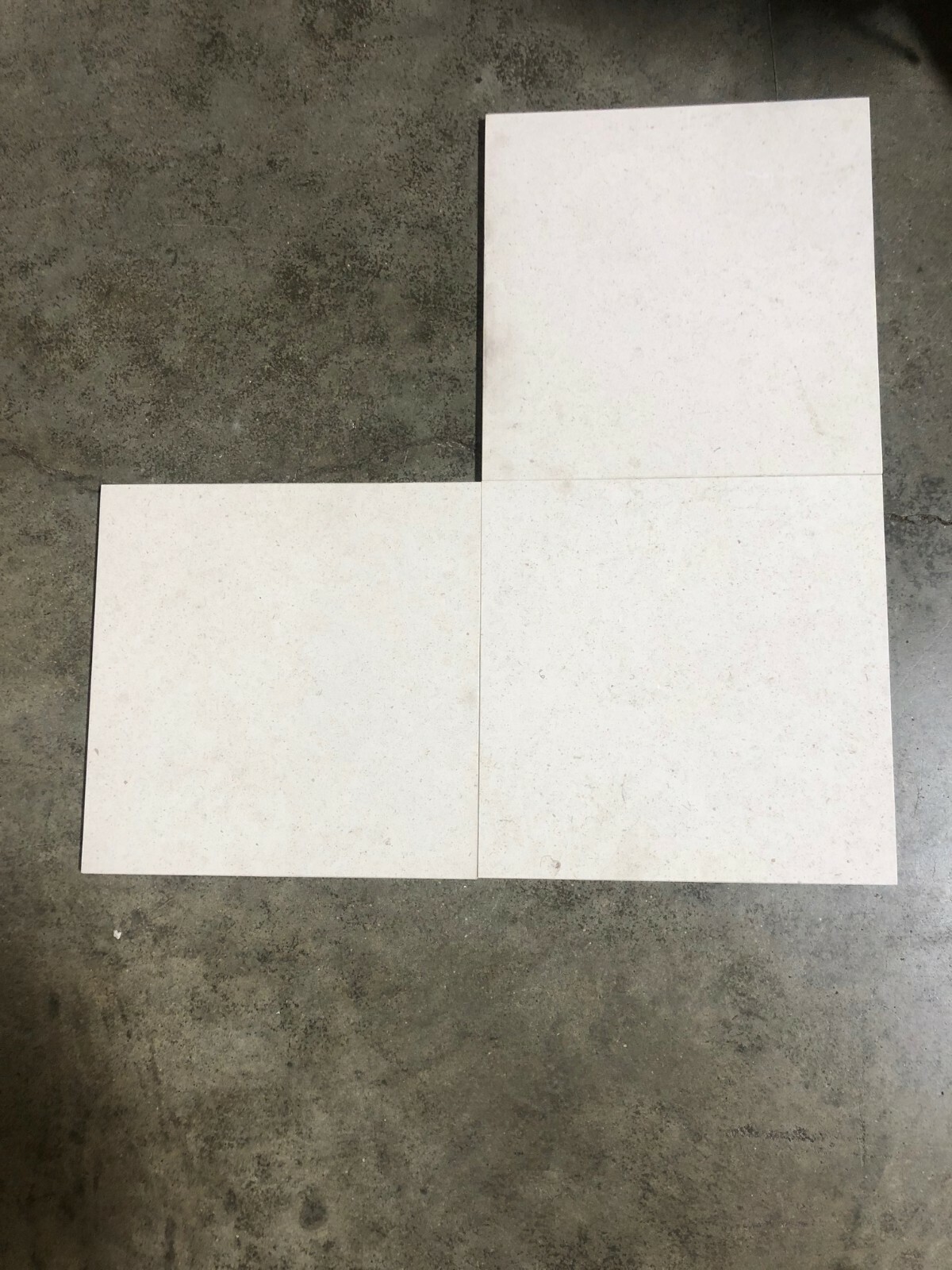 Tile Tan Limestone Floor About 3×3 SAMPLE PIECE TS-58