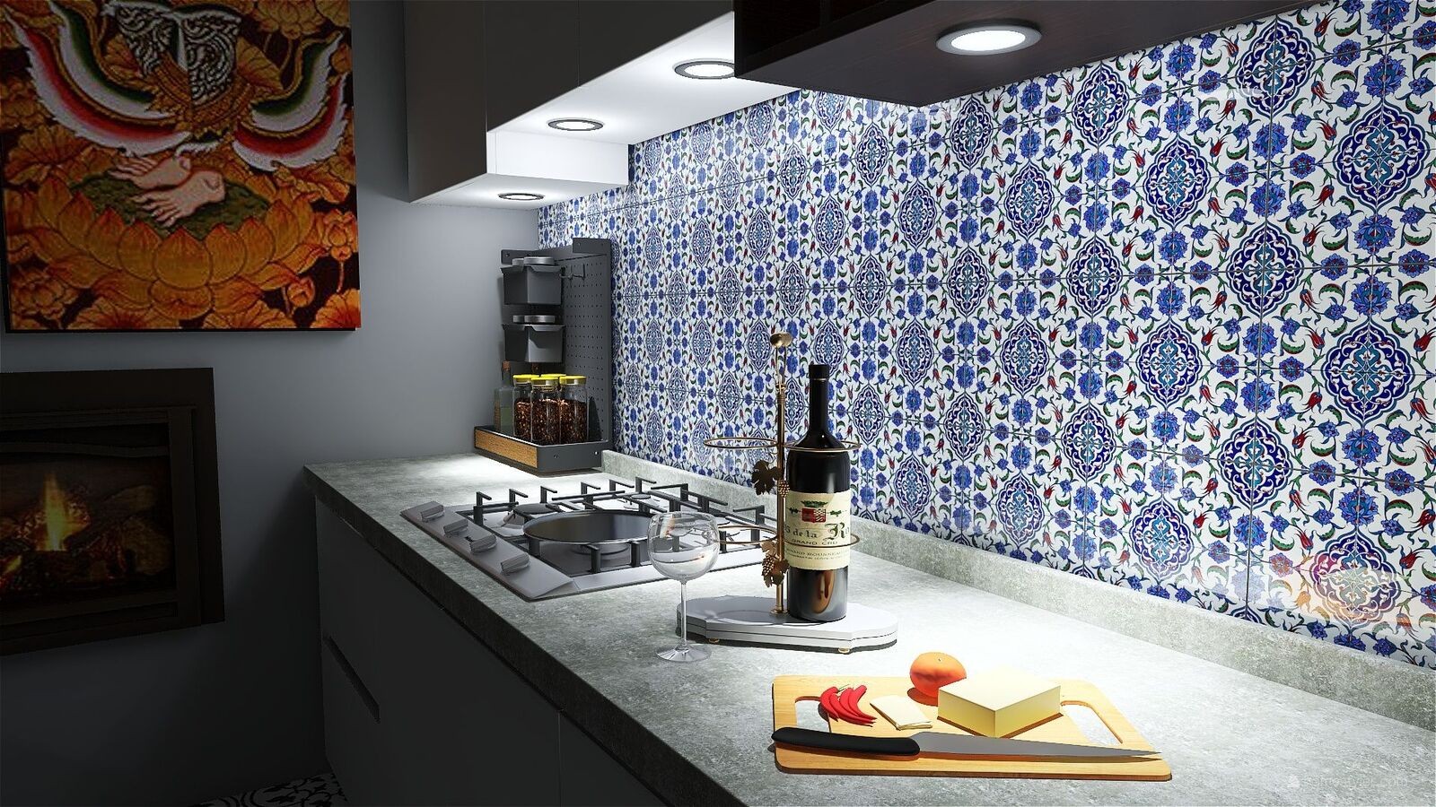 Bathroom Tiles Kitchen Tiles Ceramic Tiles With Pattern 20×20 12 Pieces – Feray