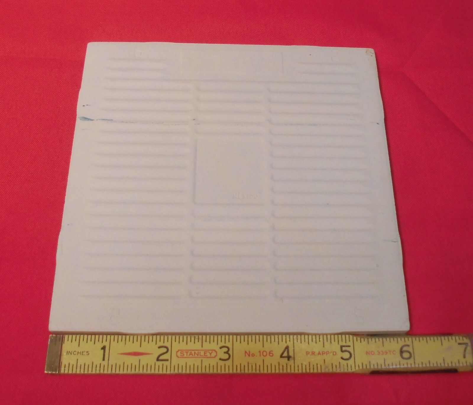 1 pc. Cobalt Blue #318: Crystalline Ceramic 6″ X 6″ Tile by American Olean, NEW