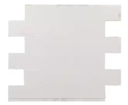 Daltile Xpress Mosaix Peel ‘N Stick Daphne White Polished Marble Tile Sheet