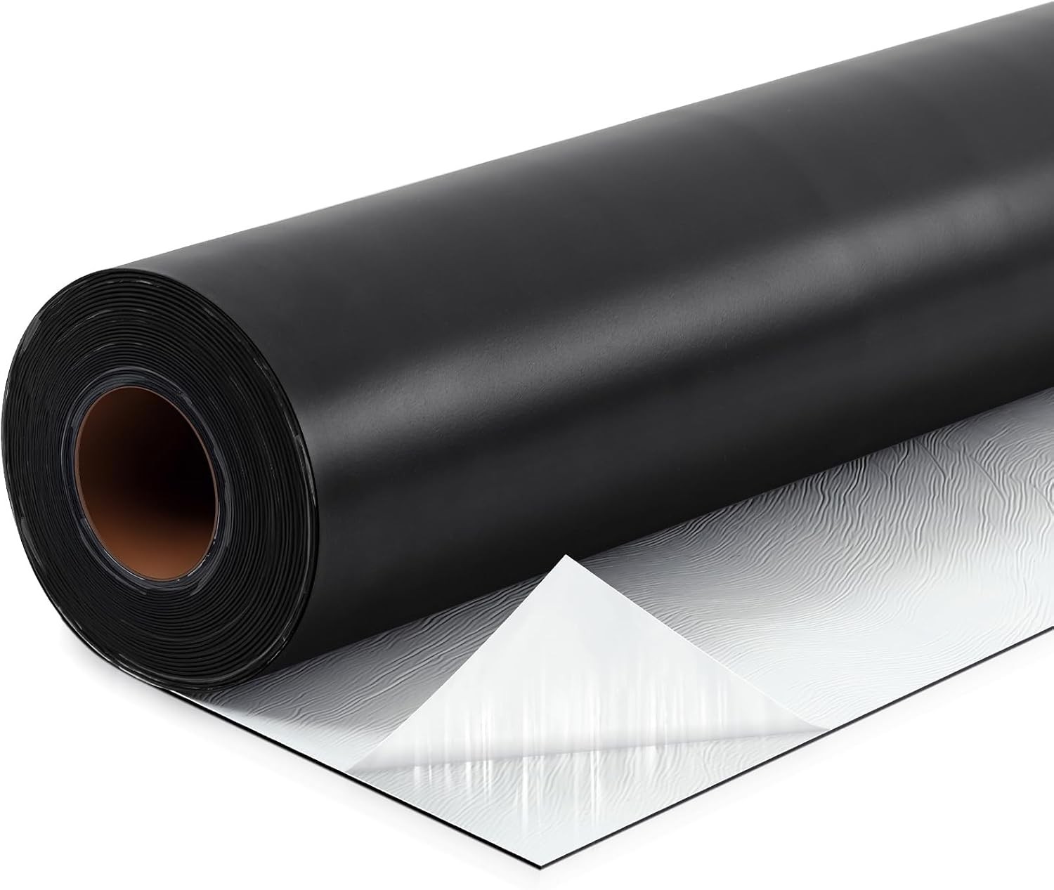 Pushglossy EPDM Rubber Roofing Membrane 39inx20ft Self Adhesive