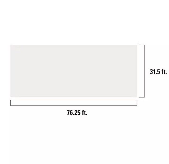 ROBERTS 70-198 Silicone Moisture Barrier 200 sq 31.5 in. x 76.25 ft. x 6 mil for