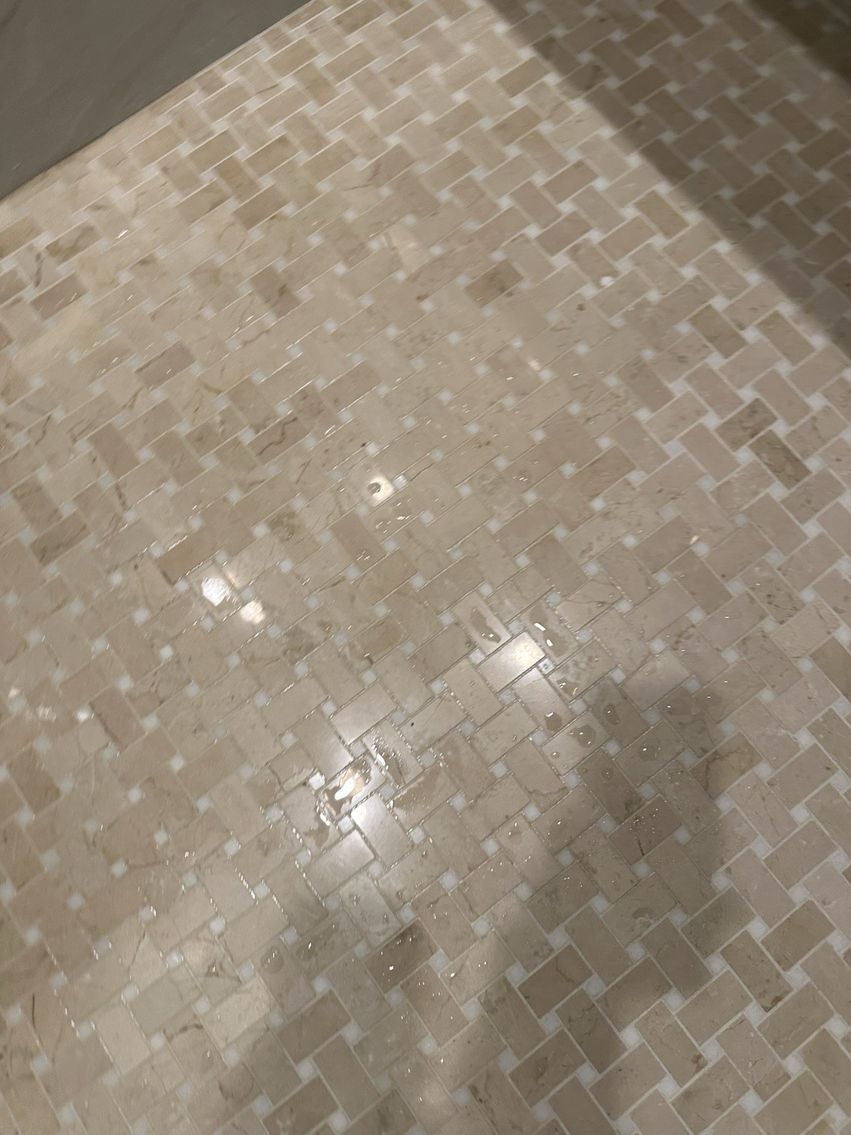 Non Slip Mosaic Tile Electra Square Kitchen Bathroom Wall Backsplash Beige
