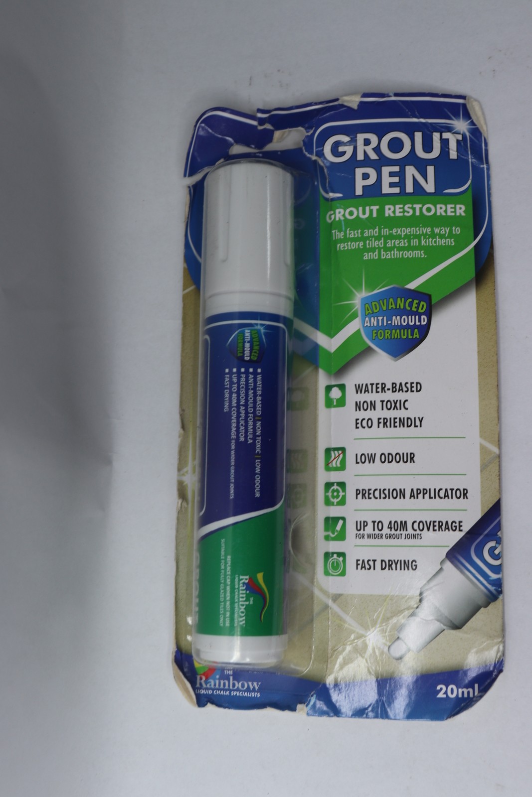 Rainbow Chalk Markers Ltd Grout Pen White Tile Paint Marker