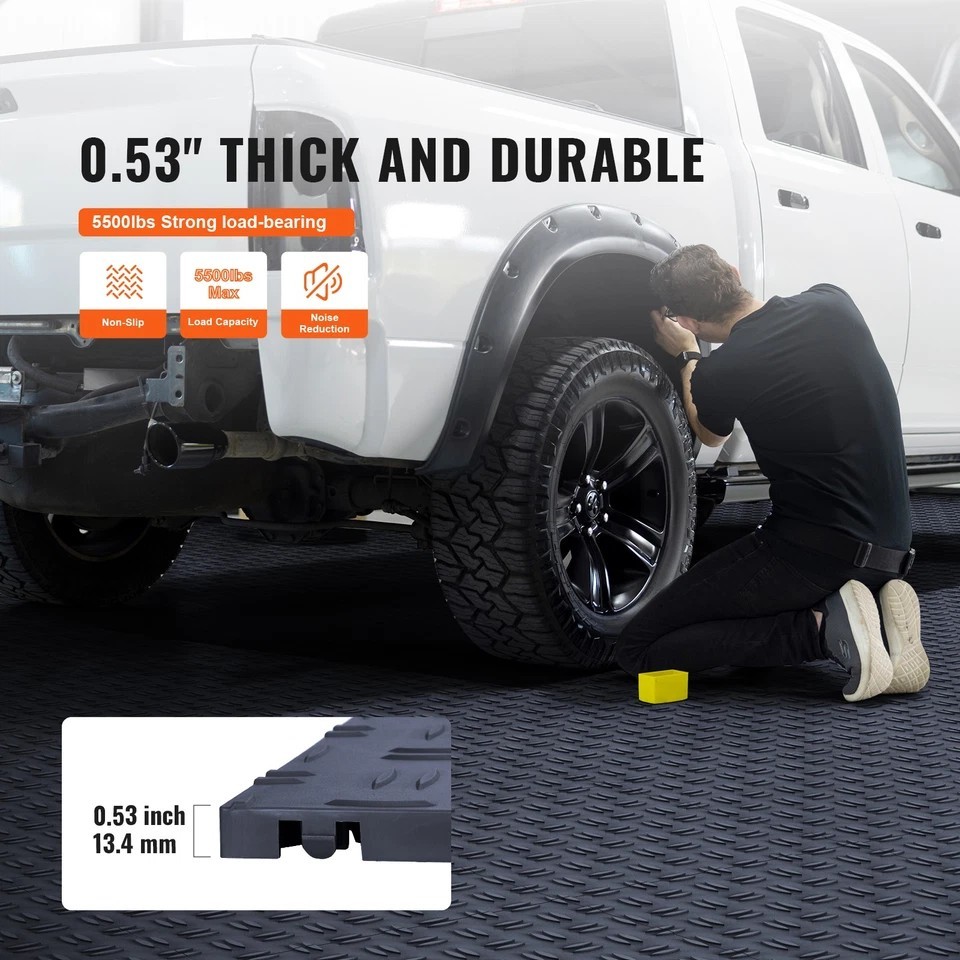 Garage Tiles Interlocking 12×12 in 50 Pack Garage Flooring Tiles Gray