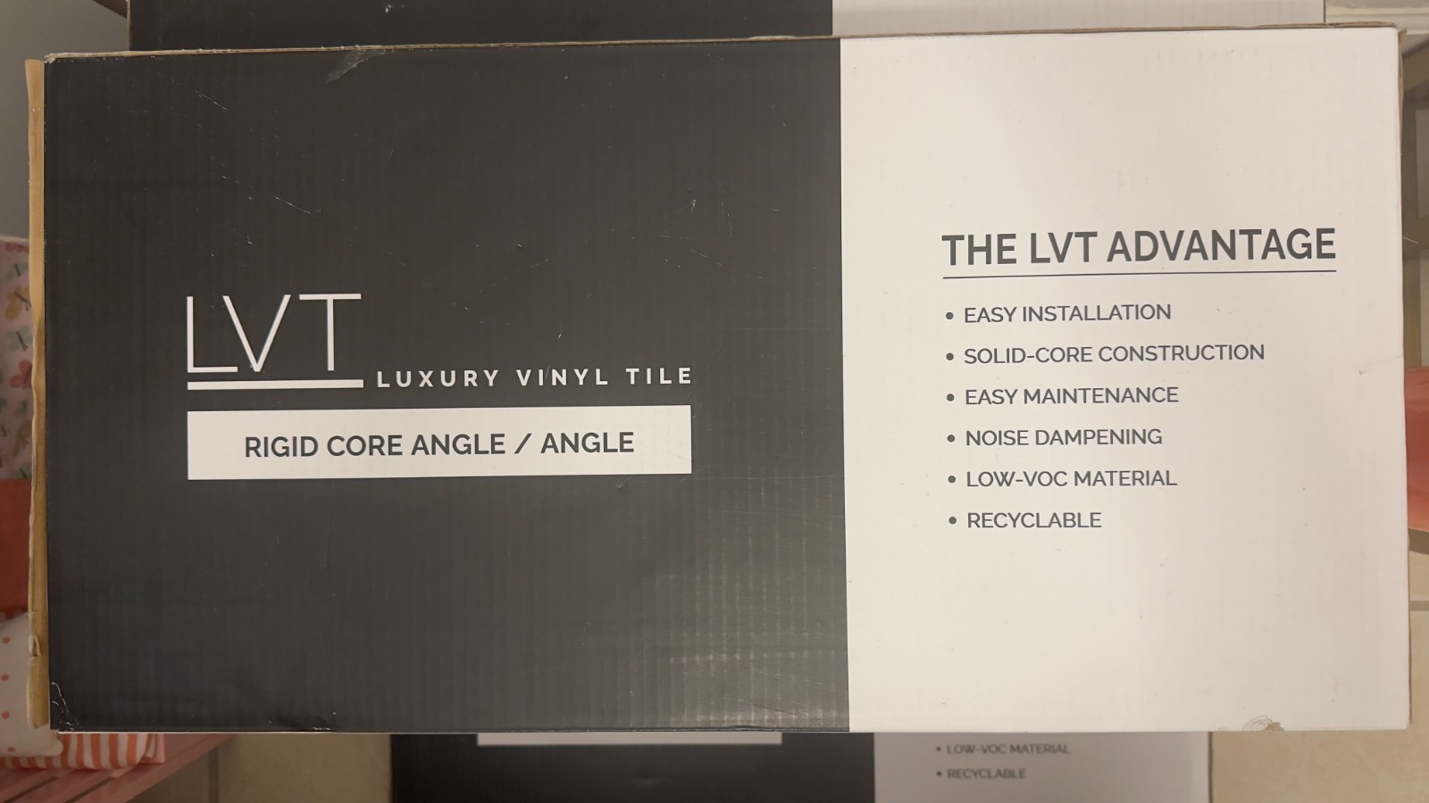 Crosby Trail Slate Beige 12×24 Luxury Vinyl Tile Flooring 5mm 28mil 23.77sqft/Bo