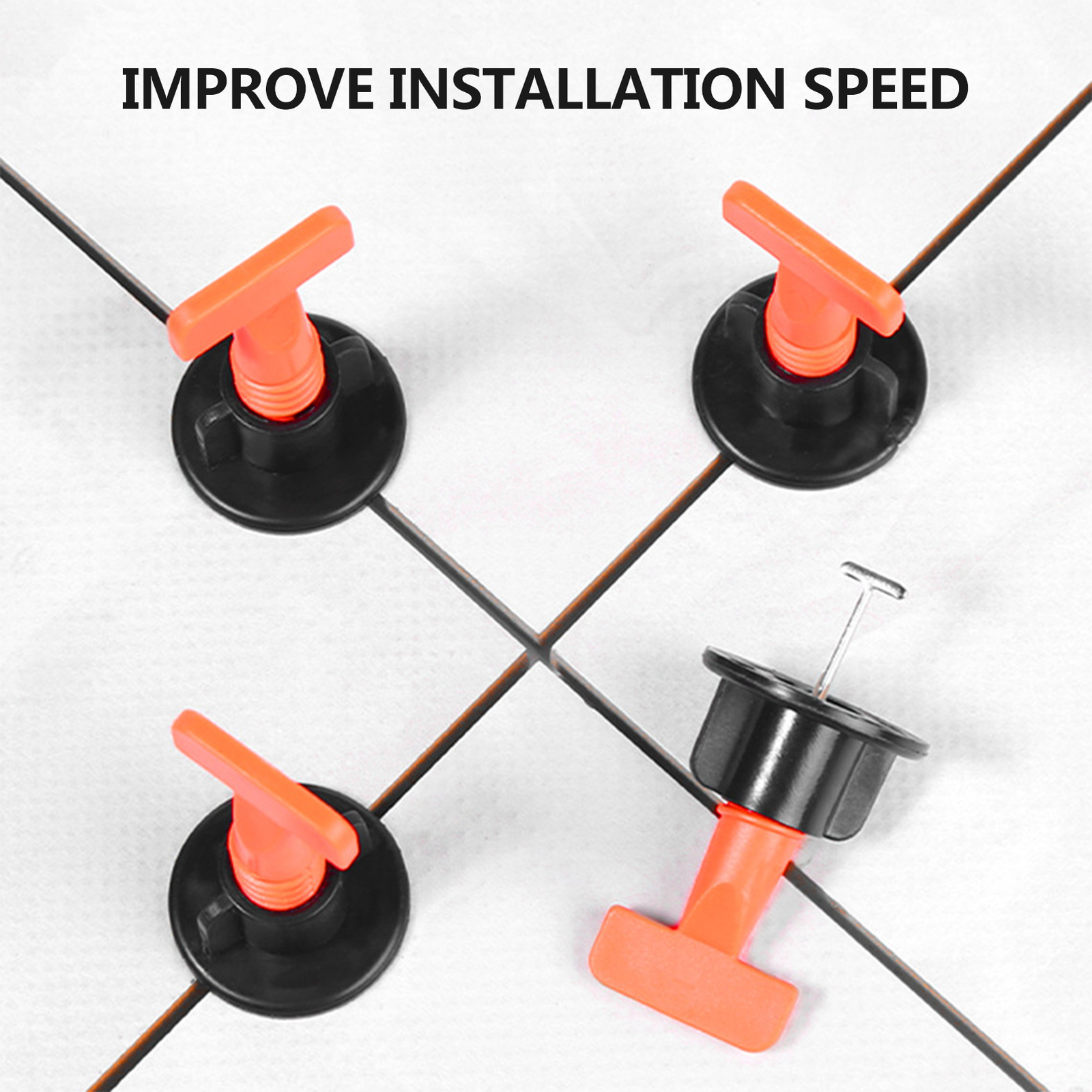 151Pcs/Set Ceramic Tile Leveling System Tools Level Tile Spacer Wall L7V5