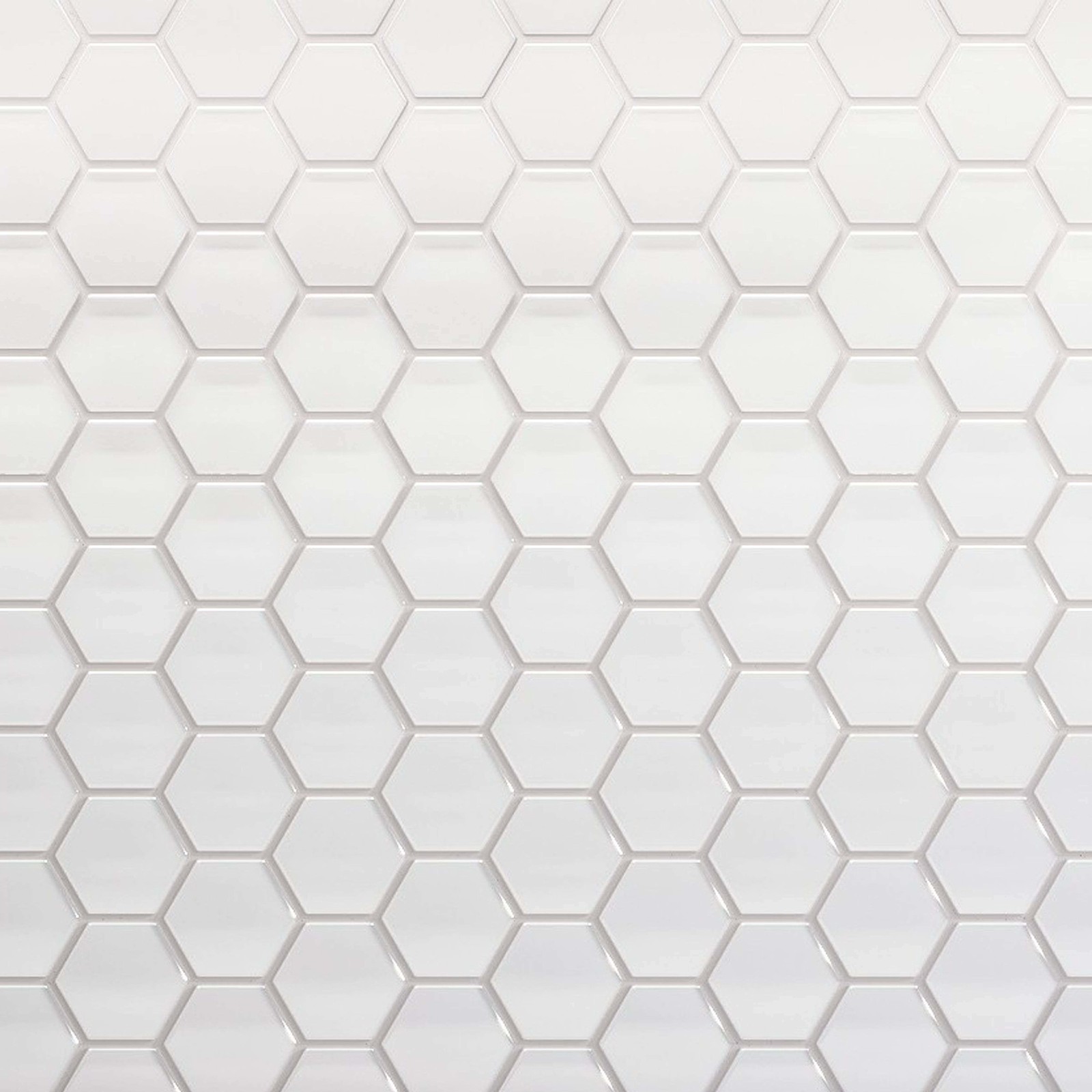 Cruz Bay Studio MKT2853 3 inch Beehive – 10″ x 12″ Geometric Wall – Ivory Gloss