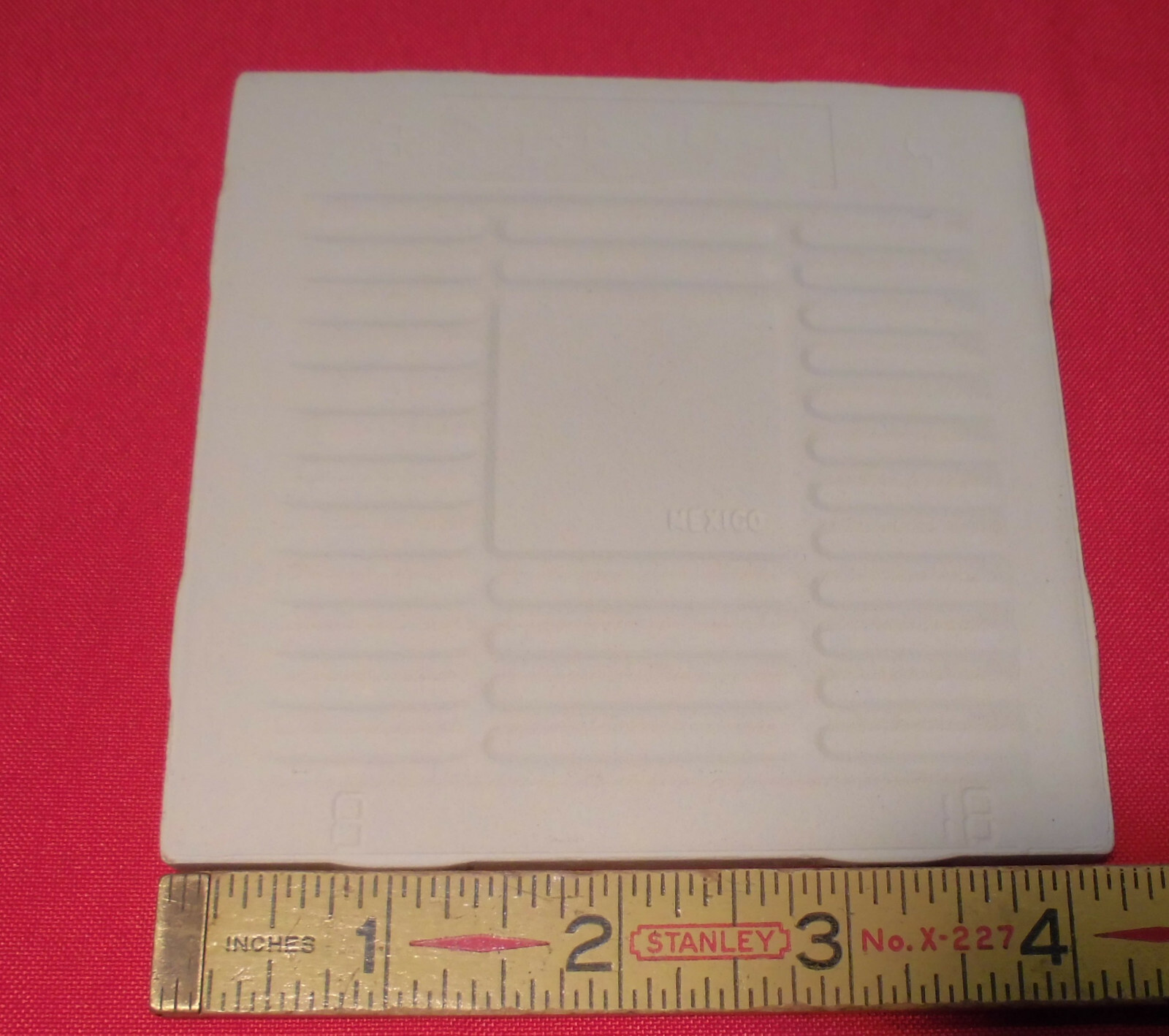 1 pc. *White* Ceramic Tile by Daltile 4-1/4″ Dal-Dura; Crystalline, Matte, New