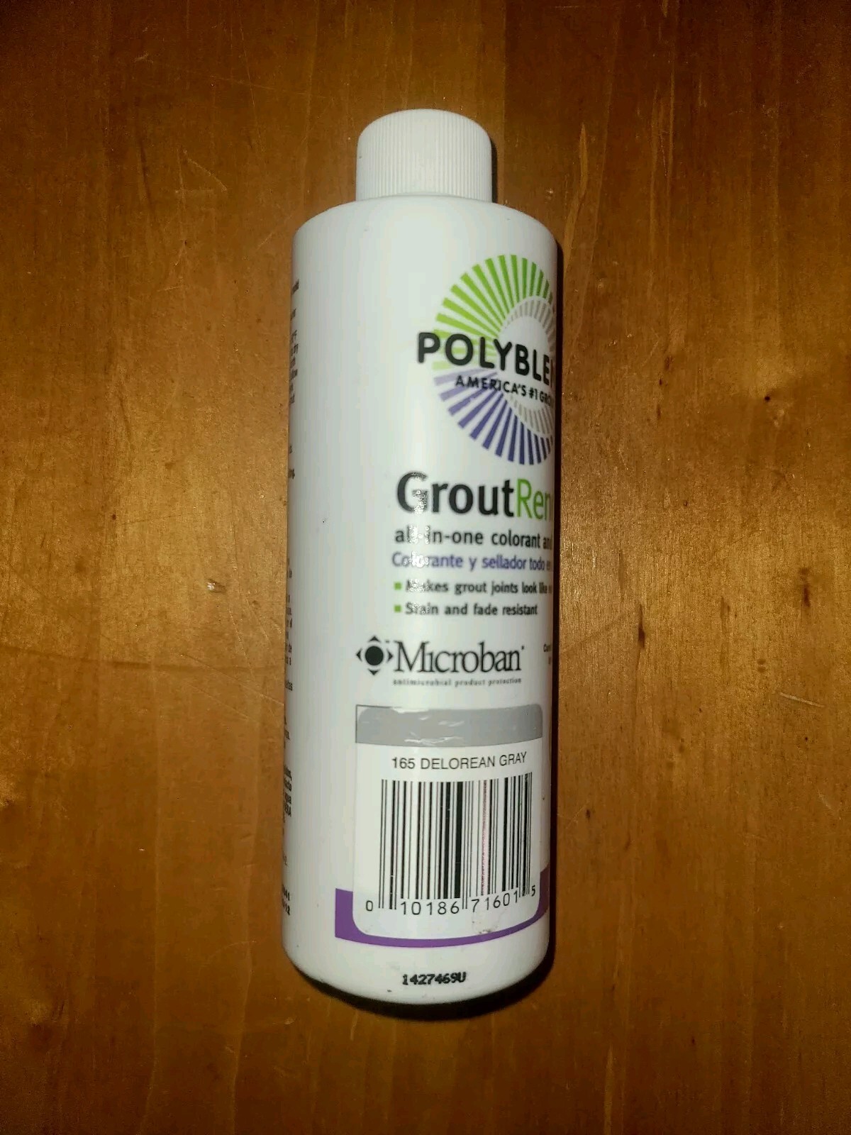 Polyblend 165 Delorean Grey 8oz Grout Renew Colorant/Sealer Flooring Tile Repair