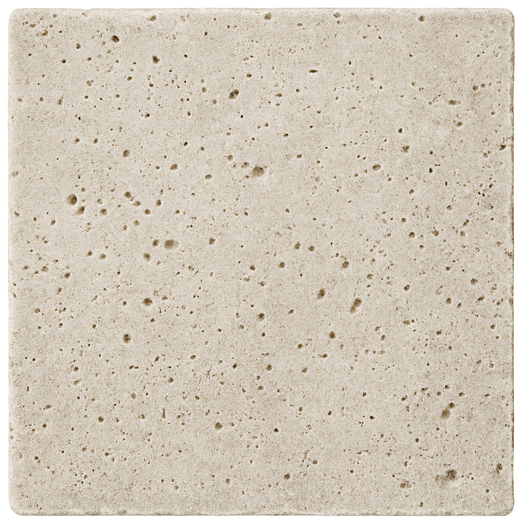 8×8″ Rustic Tuscan Travertine Square