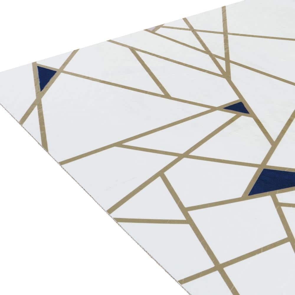 Retro Self Adhesive 12-Inch Vinyl Floor Tiles, 20 Tiles – 12″ x 12″, Edge Pat…
