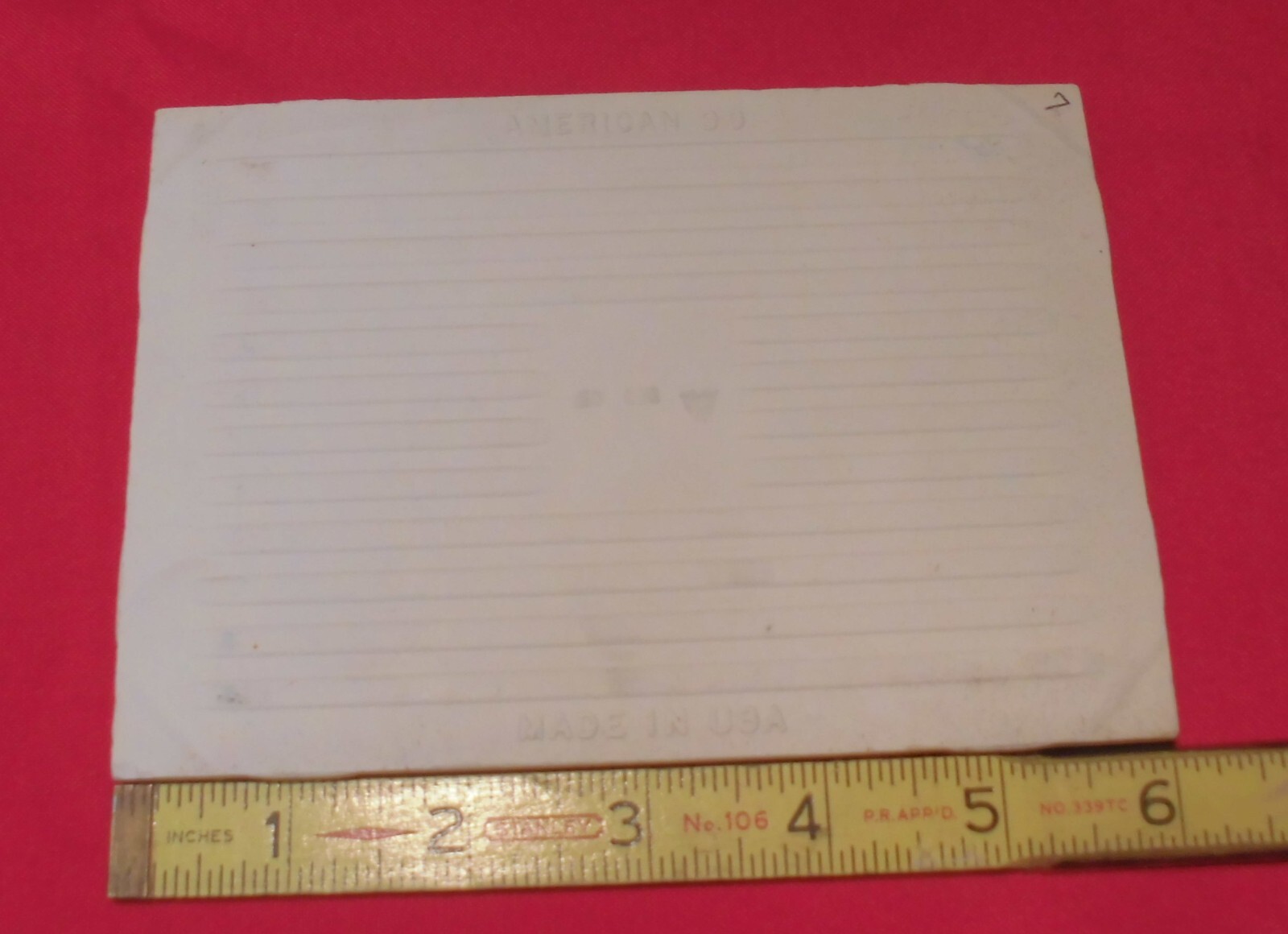 1 pc. *Nutmeg -Brown* Glossy Ceramic Tile #35 by American Olean 4-1/4″ X 6″ NOS