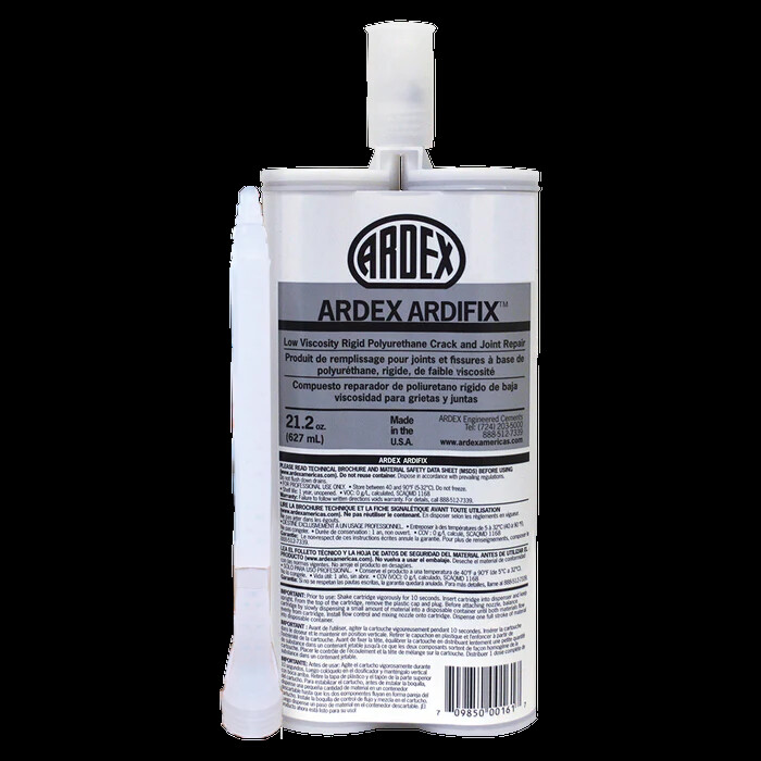 Ardex ARDIFIX, Low Viscosity Rigid Polyurethane Crack and Joint Repair, 20 oz
