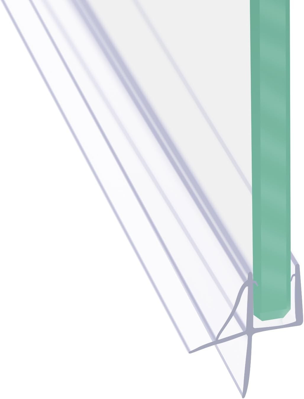 Frameless Shower Door Bottom Seal Sweep For 1/2″ Glass,