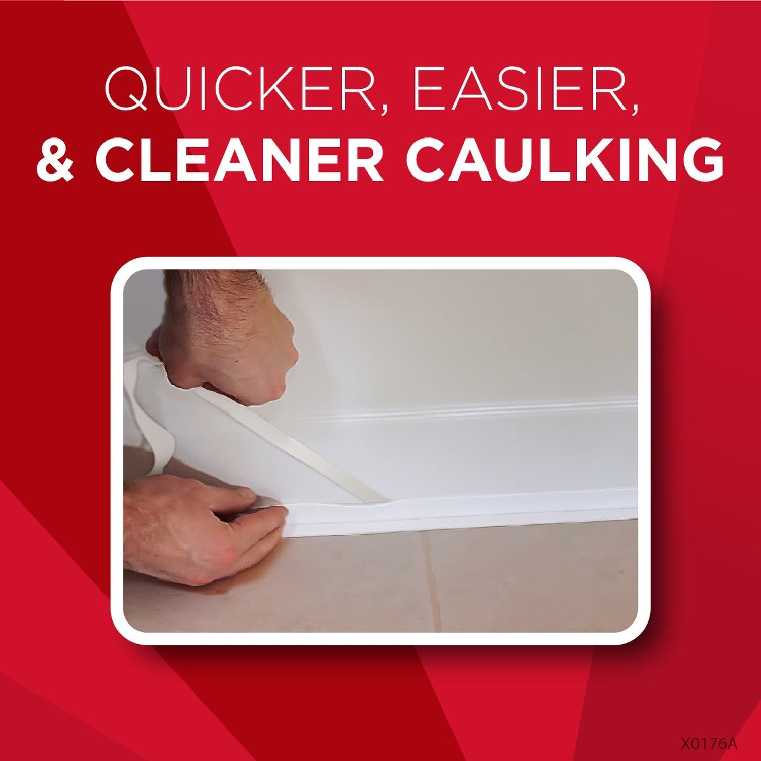 Tub/Floor Peel and Stick Caulk, 1-1/4″ x 5′ (3.1cm * 1.5m), (1 Count (Pack of…