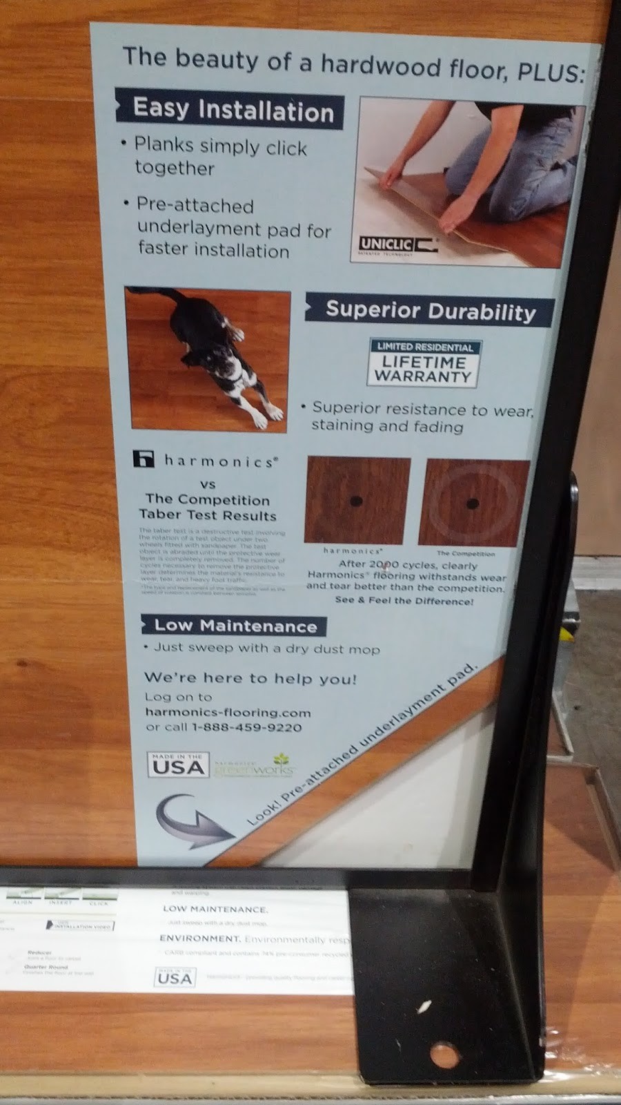 Harmonics Sunset Acacia flooring New in Box